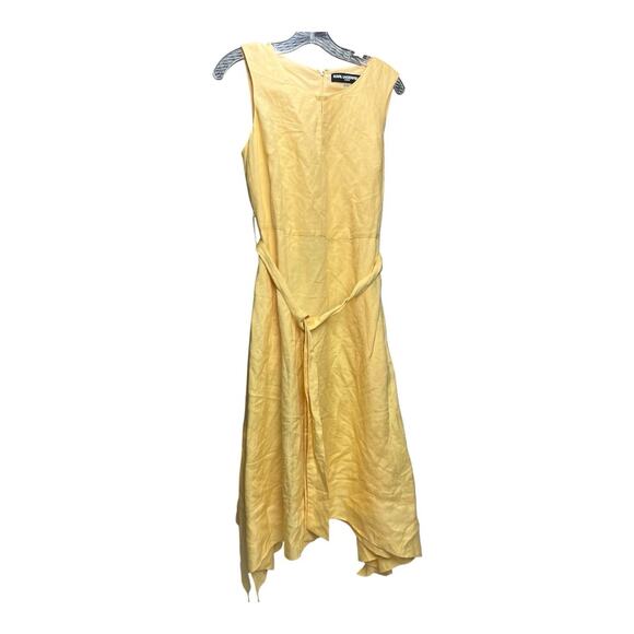 Karl Lagerfeld Dresses & Skirts - Karl Lagerfeld Paris Yellow Midi Dress – Size 6